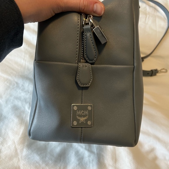 MCM Light Blue Leather Purse - Picture 3 of 6